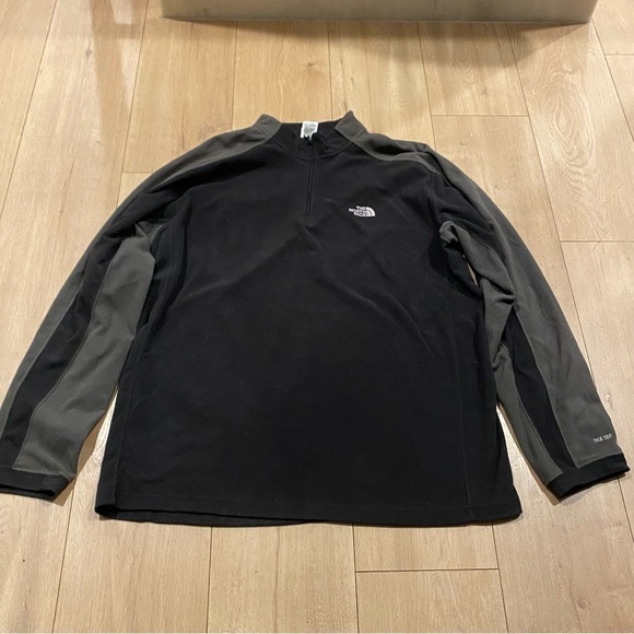 The North Face Mens 1/4 Zip Glacier Fleece Pullover - Size XL